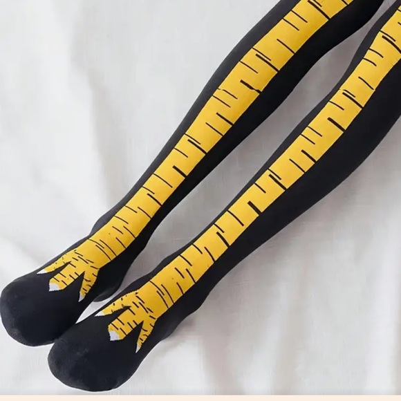 Brand new – SK12 Chicken legs socks - over the calf - FUN - Picture 5 of 6